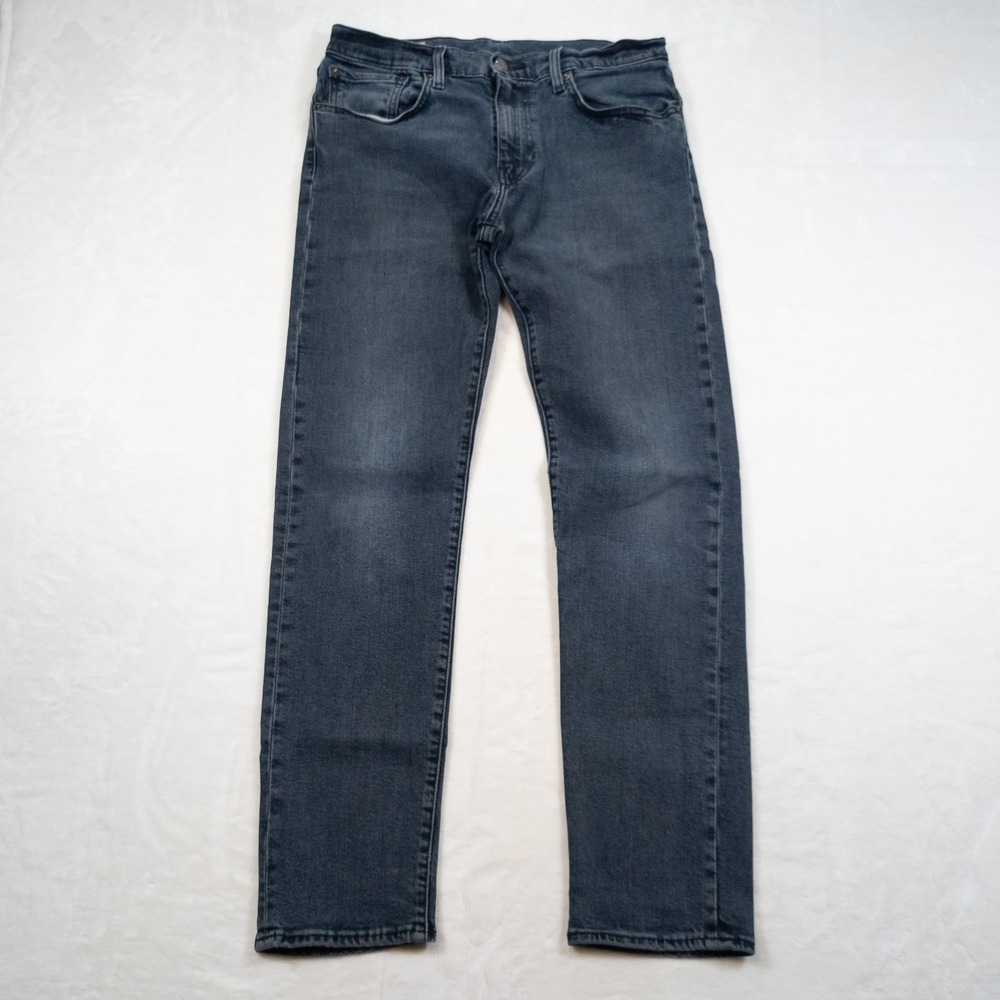 Levi's 502 Taper Jeans Mens 31x32 Dark Wash Stretch Premium Denim
